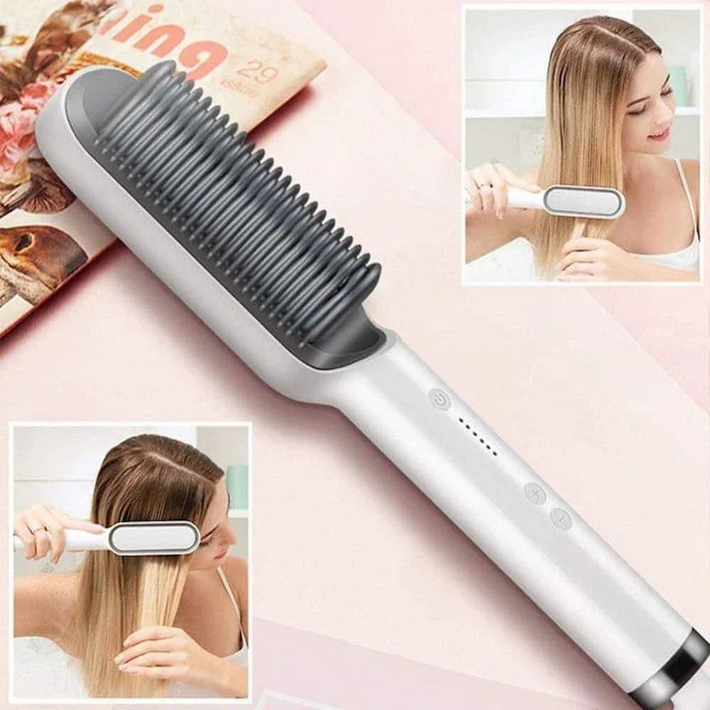 OFERTA 50% - Cepillo Alisador Efecto Sedoso - Tu peluquería en casa
