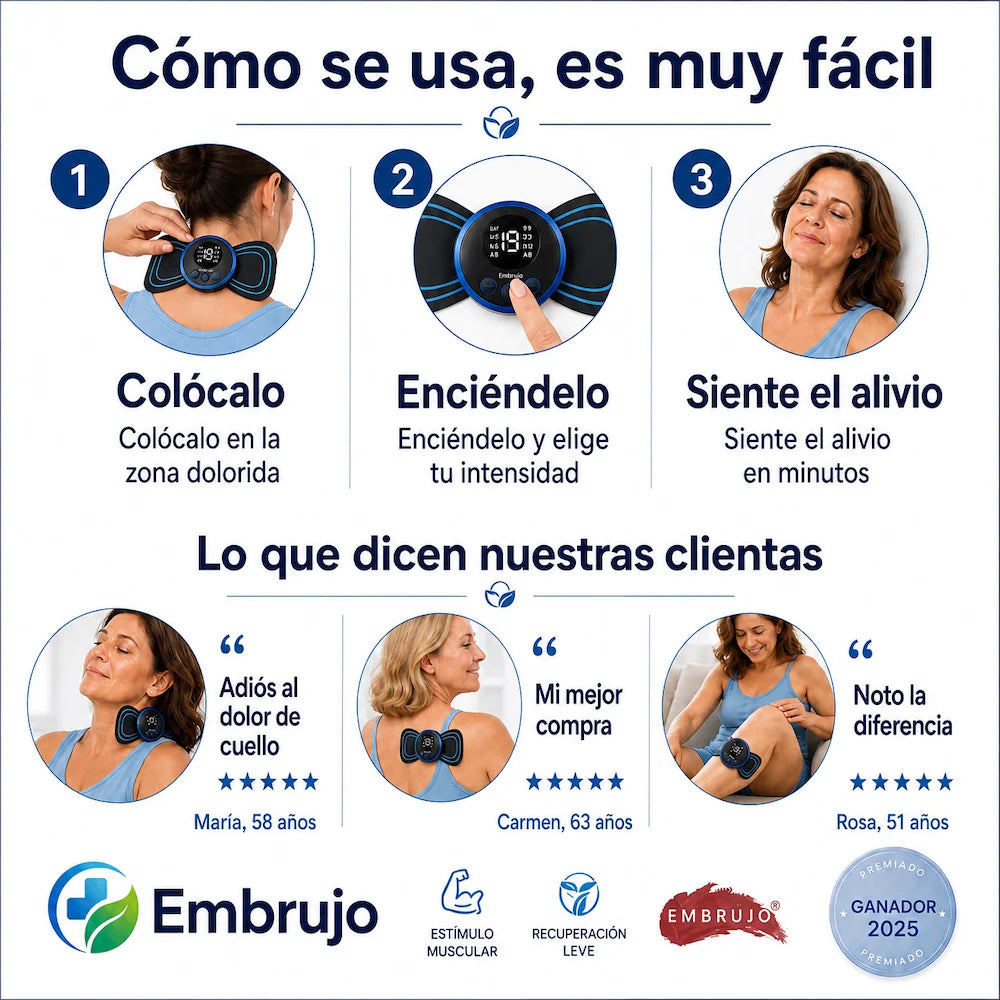 OFERTA 50% - VitaRelief - Tonifica, alivia y relaja, en minutos - Tu masajista en casa