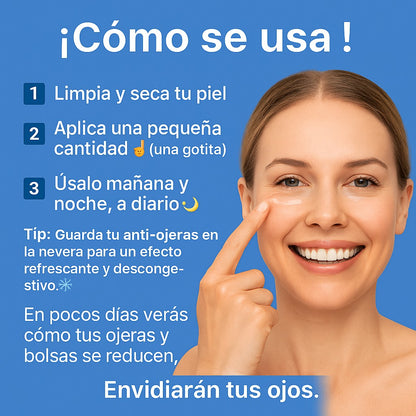 OFERTA 2X1 - Enhancing™ - Di adiós a las ojeras, bolsas, manchas y párpados caídos, en solo 2 semanas.