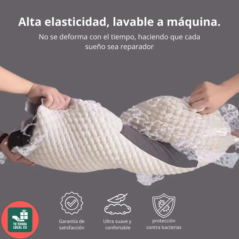 DELUXE ERGONOMIC PLUS - Almohada Ortopedica 3d Con Alineación Cervical Perfecta