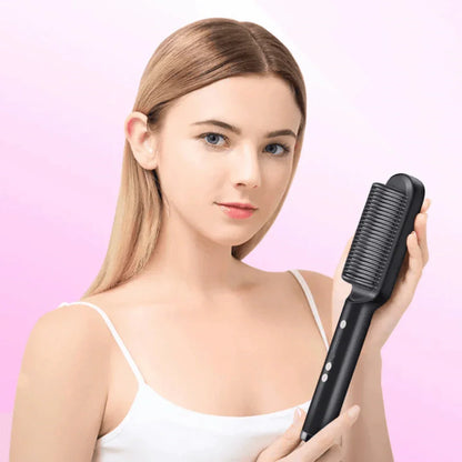 OFERTA 50% - Cepillo Alisador Efecto Sedoso - Tu peluquería en casa