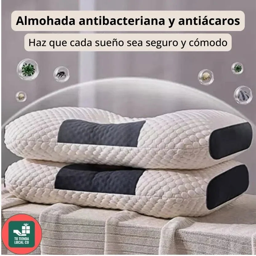 DELUXE ERGONOMIC PLUS - Almohada Ortopedica 3d Con Alineación Cervical Perfecta