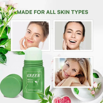 Tu Piel Perfecta™ Mascarilla facial de té verde para limpieza profunda - Embrujo