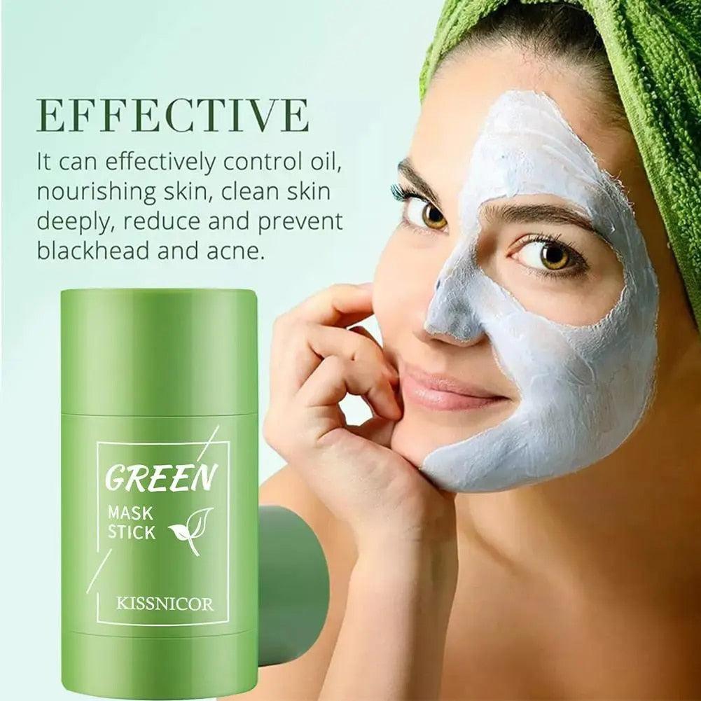 Tu Piel Perfecta™ Mascarilla facial de té verde para limpieza profunda - Embrujo