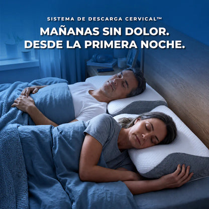 OFERTA 50% - OrthoSleep Almohada Cervical - Despierta sin Dolor, ni Molestias - Tu fisioterapeuta en casa