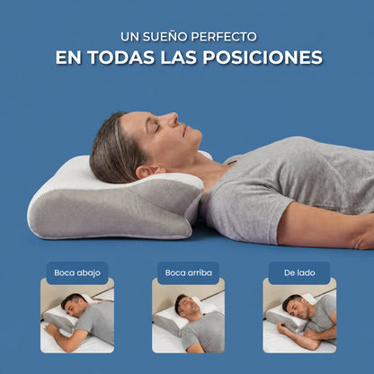 OFERTA 50% - OrthoSleep Almohada Cervical - Despierta sin Dolor, ni Molestias - Tu fisioterapeuta en casa